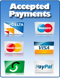 Accepted Methods of Payment at teetransfers