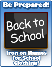 iron on names for school uniforms