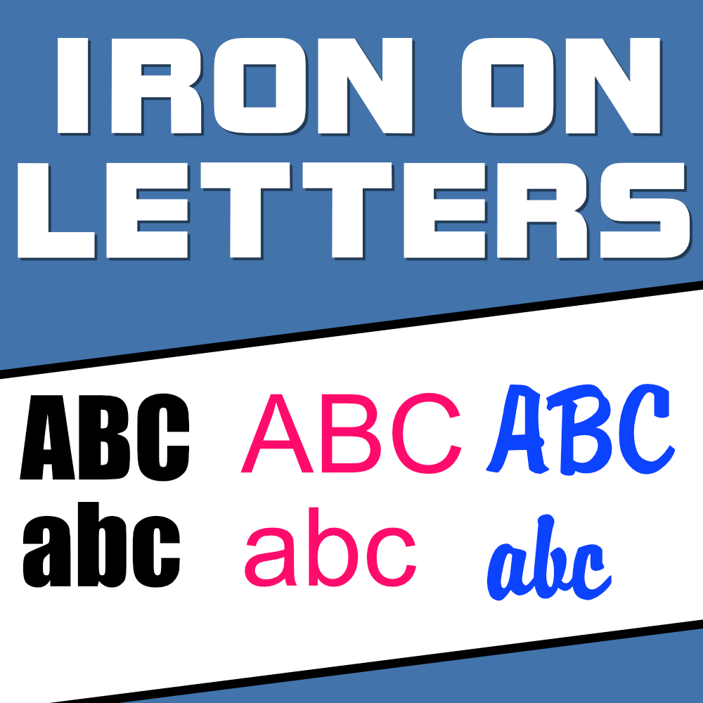 Order Iron on Letters and Words Fast