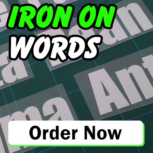Iron on Words