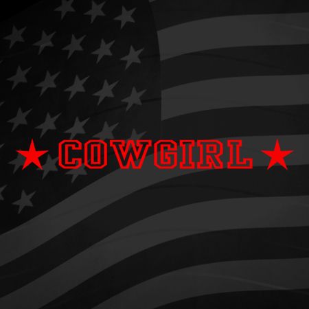 Cowgirl Iron on Transfer