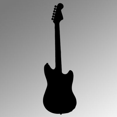 Electric Guitar Iron on Transfer