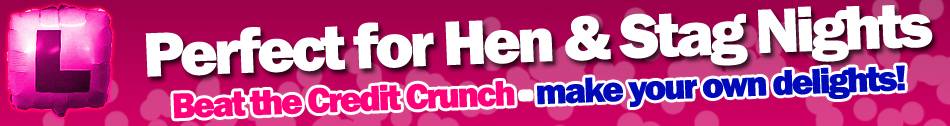 Iron on hen and stag night transfers
