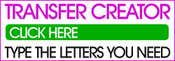 Order iron on letters and numbers fast