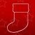 Picture of Christmas Stocking Iron on Transfer