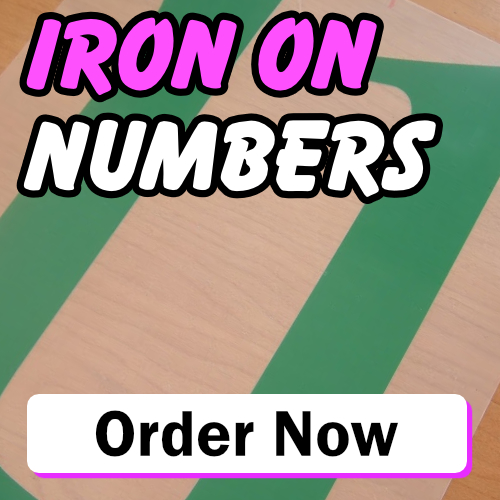 Iron on Numbers
