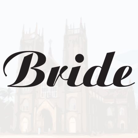 Iron on Bride Transfer
