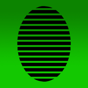 Easter Egg - Stripe Iron on Transfer