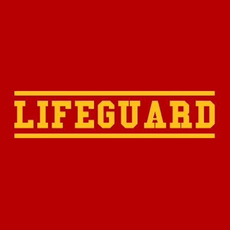 Lifeguard Iron on Transfer